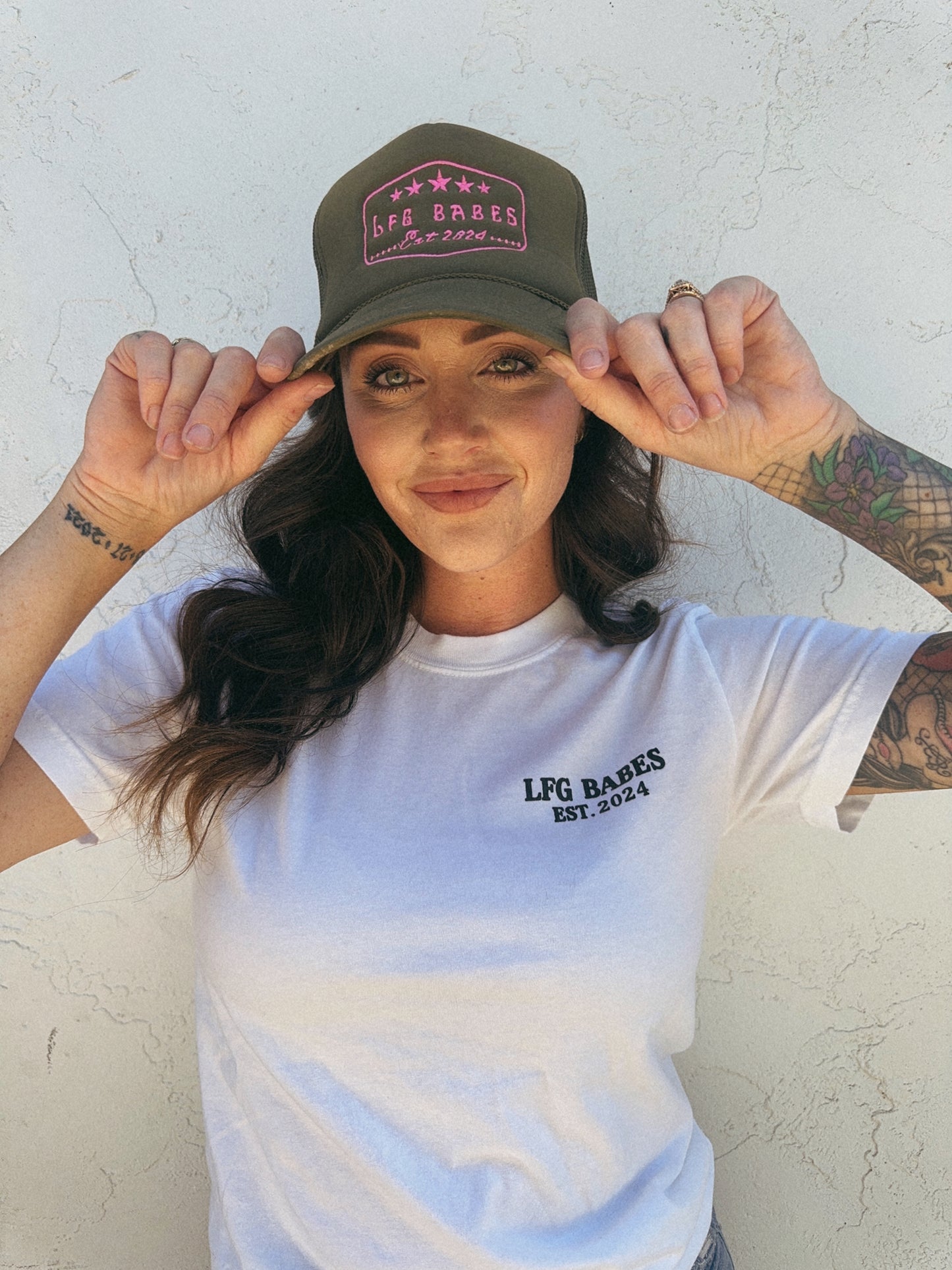 Death to self white T
