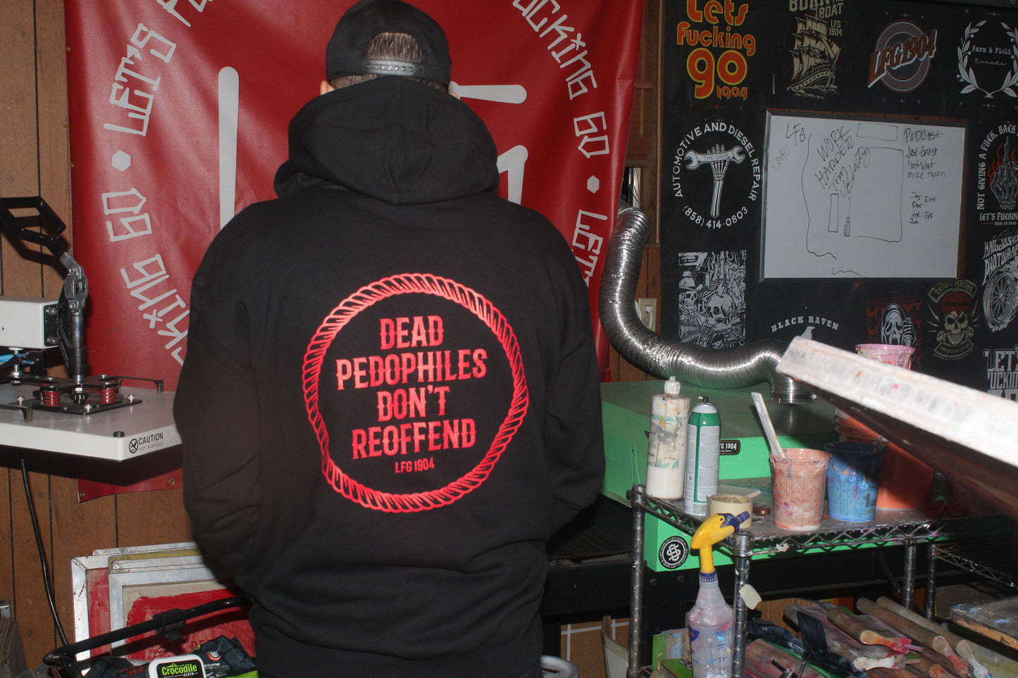 Red DPDR hoodie ( limited )