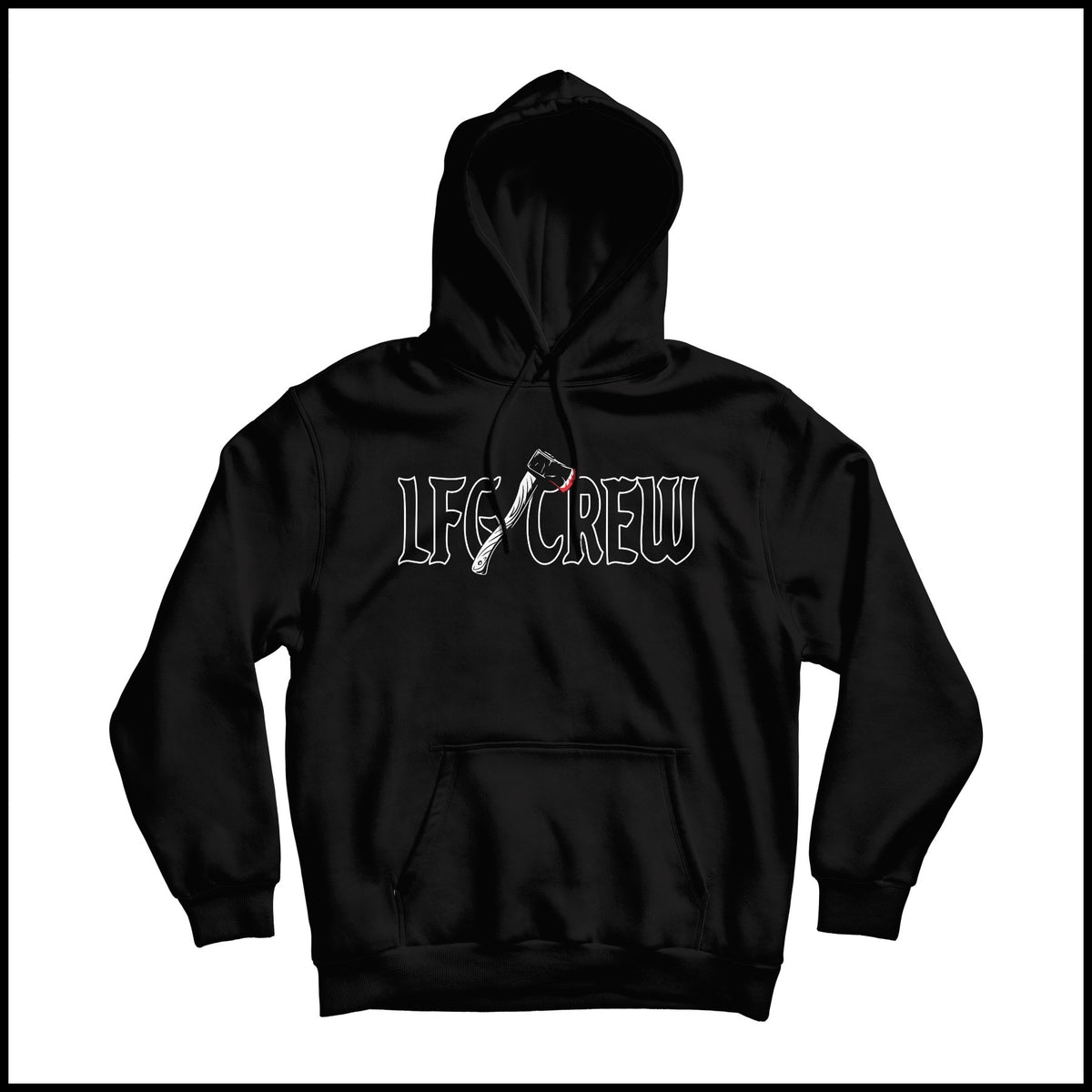 DEATH SLED HOODIE BLACK