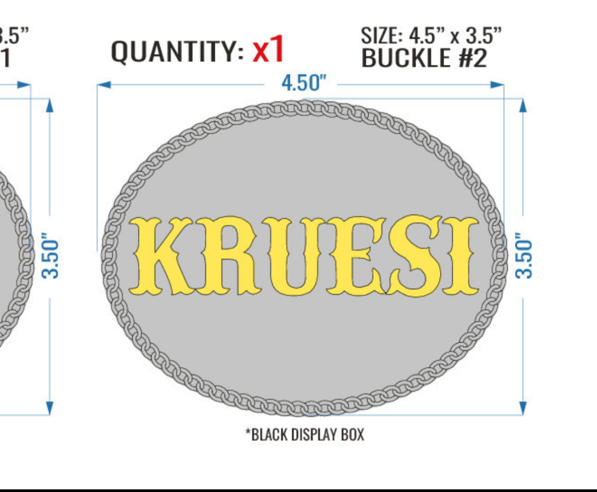 Custom LFG style buckle ( buckles, shown are examples)