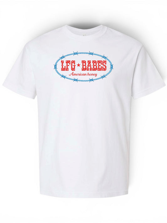 American Honey white T