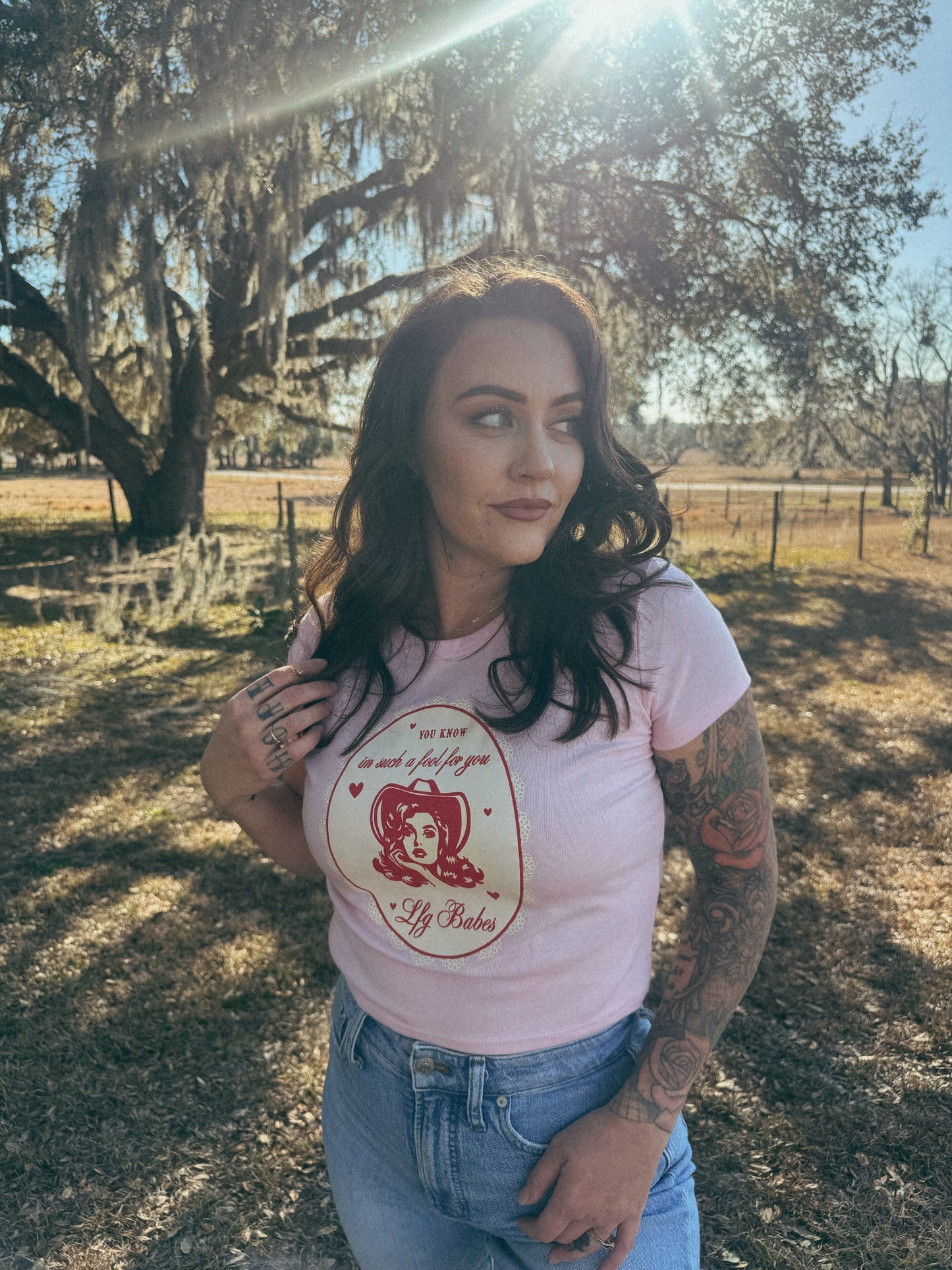 Valentine Drop - baby T pink