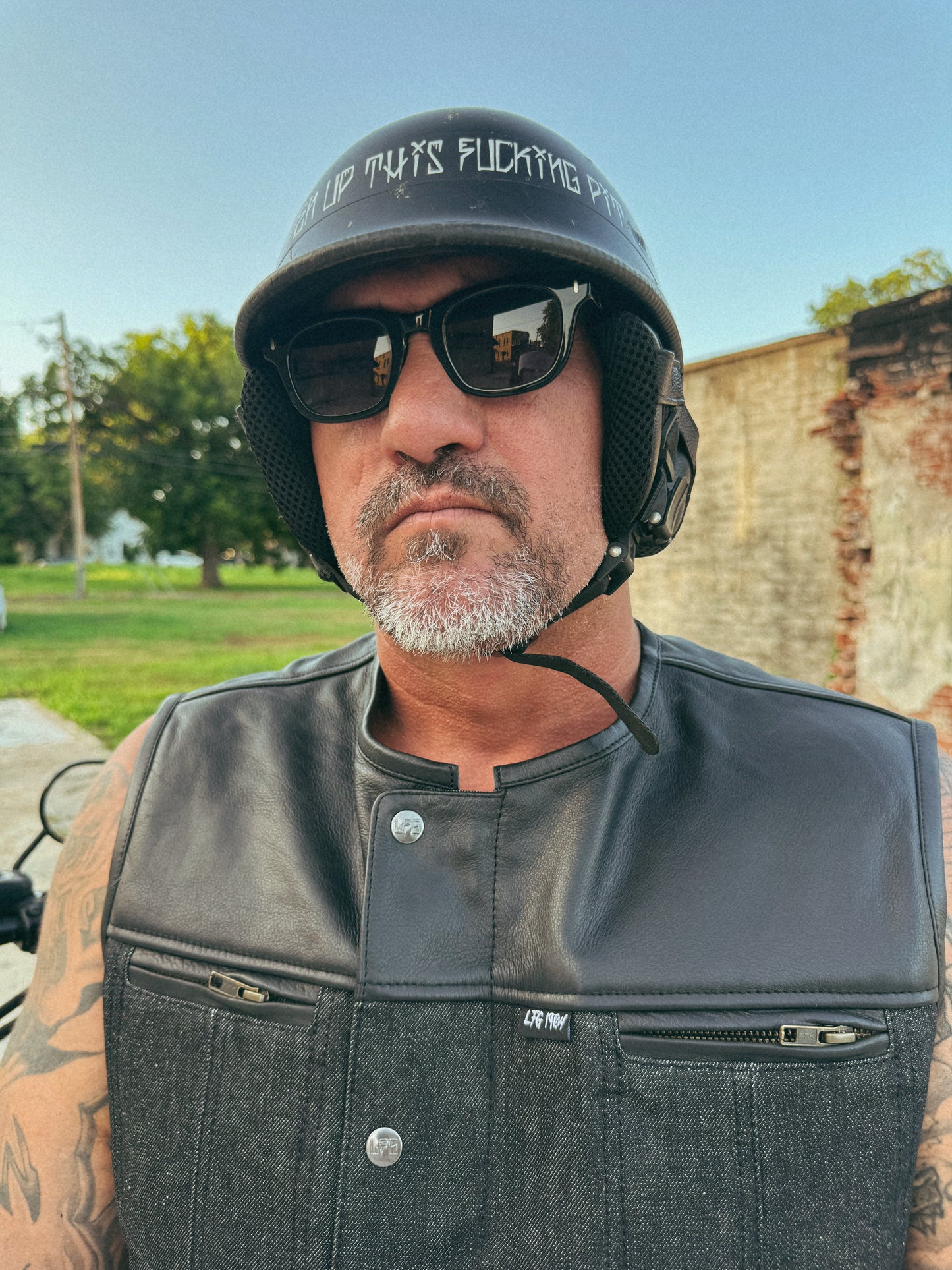 Blastoff Black denim