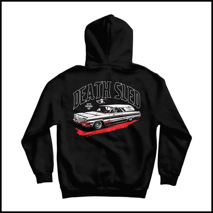 DEATH SLED HOODIE BLACK