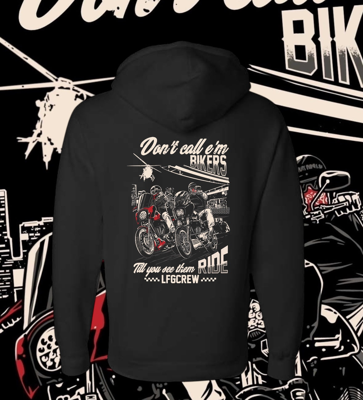 They ain’t all bikers Hoodie